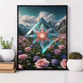 5DDIY Diamond Painting Set - Full Diamond Round Water Diamond Art (Option: Code40)