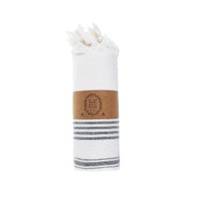 Asena Beach Towel (Color: Natural, size: 38'' x 70'')